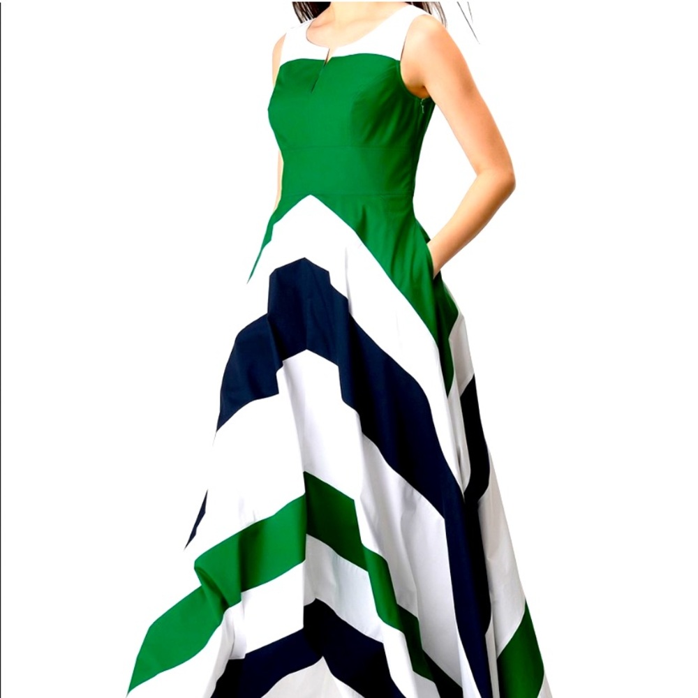 EShakti maxi chevron dress